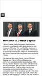 Mobile Screenshot of carnotcapital.com